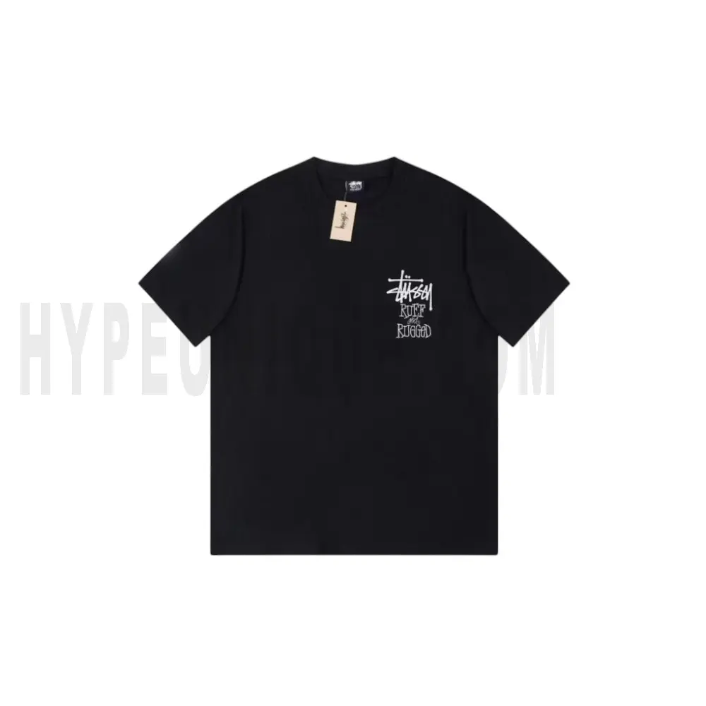 The front of the black clothes
