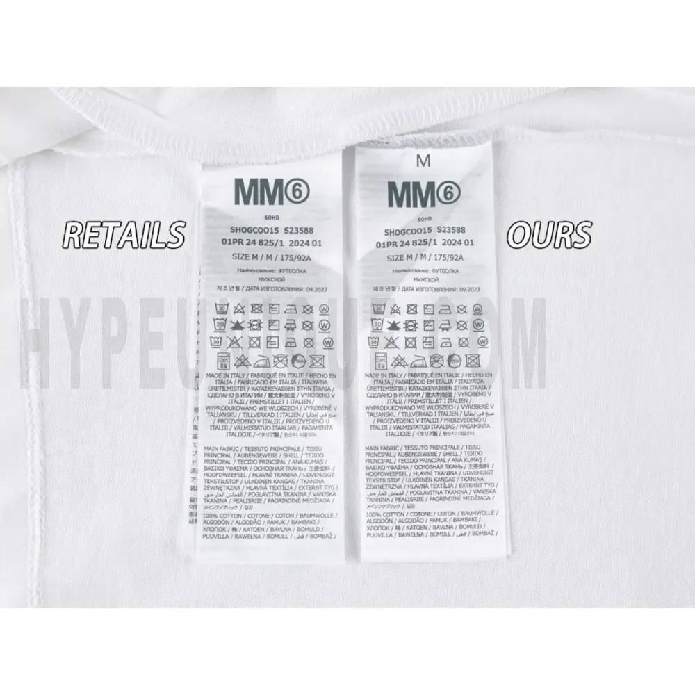 Washing Label Comparison Diagram