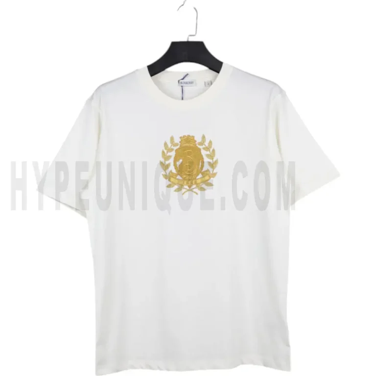 B Crest Embroidered Cotton T-shirt