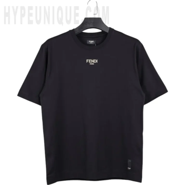 Black Cotton T-Shirt