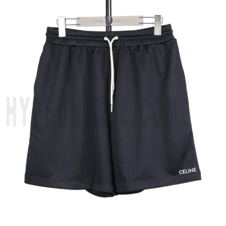 Black Side-Stripe Athletic Shorts