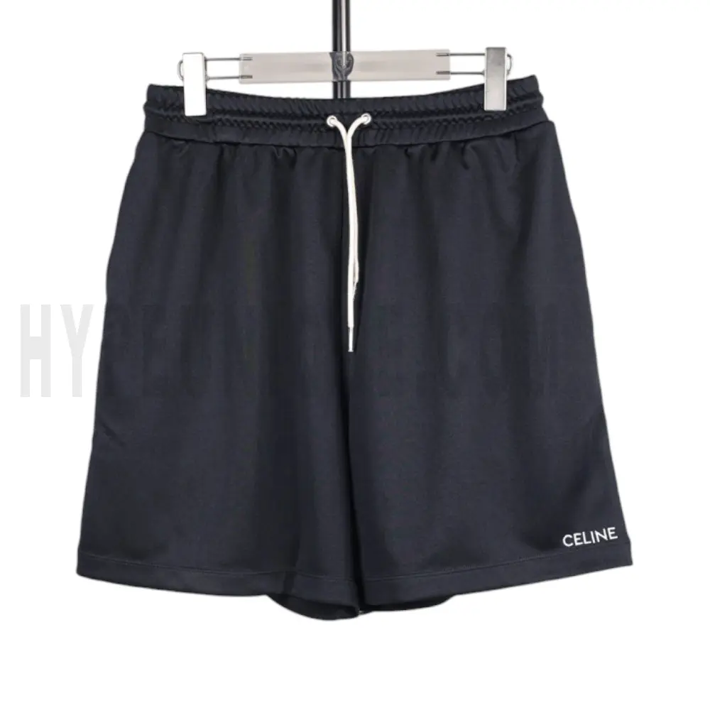 Black Side-Stripe Athletic Shorts