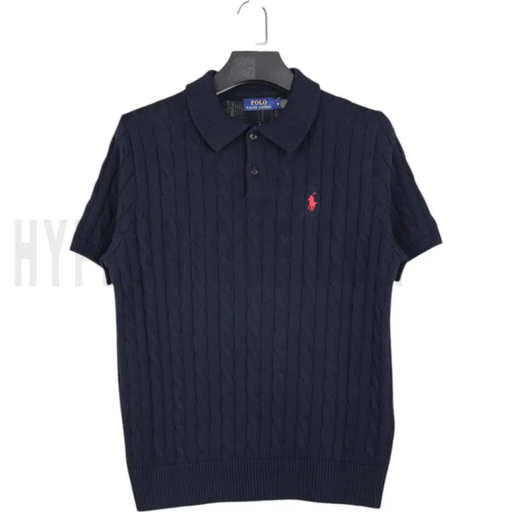 Cable-Knit Cotton Sweater T-shirt