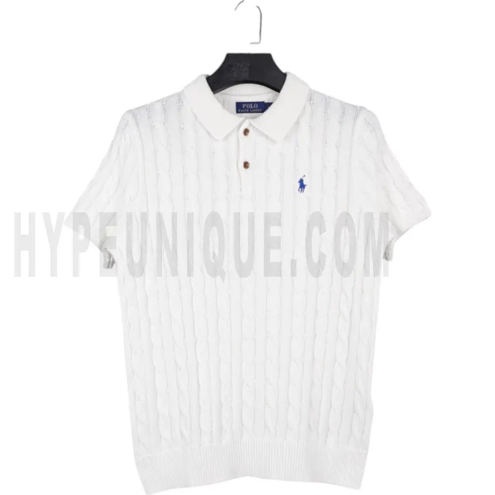 Cable-Knit Cotton Sweater T-shirt