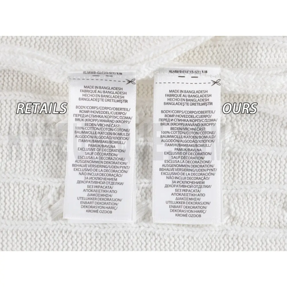 Washing Label Comparison Diagram
