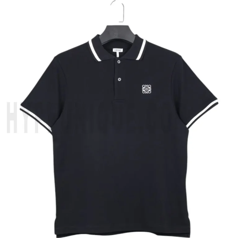 Contrast-Tipped Embroidered Logo Polo Shirt