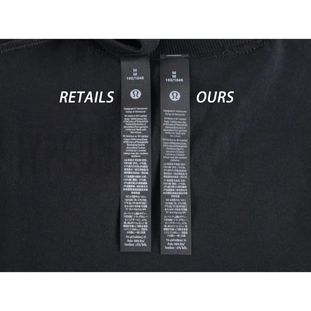 Washing Label Comparison Diagram