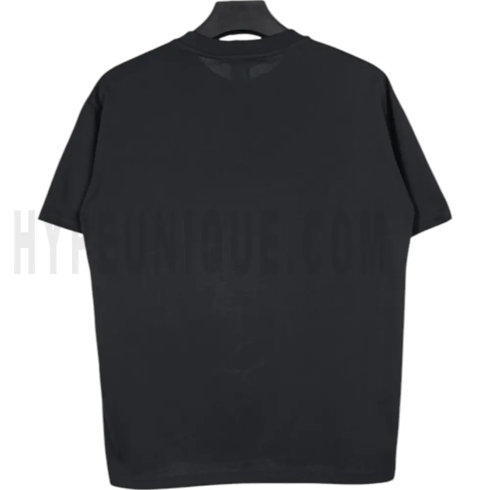 The back of the black clothes