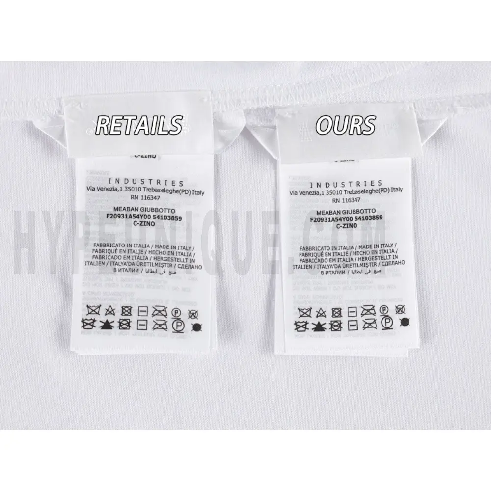 Washing Label Comparison Diagram
