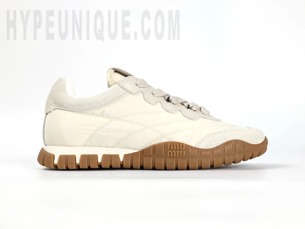 MM Tyre technical fabric and suede sneakers - Image 2