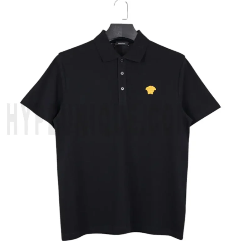 Medusa Embroidered Polo T-Shirt