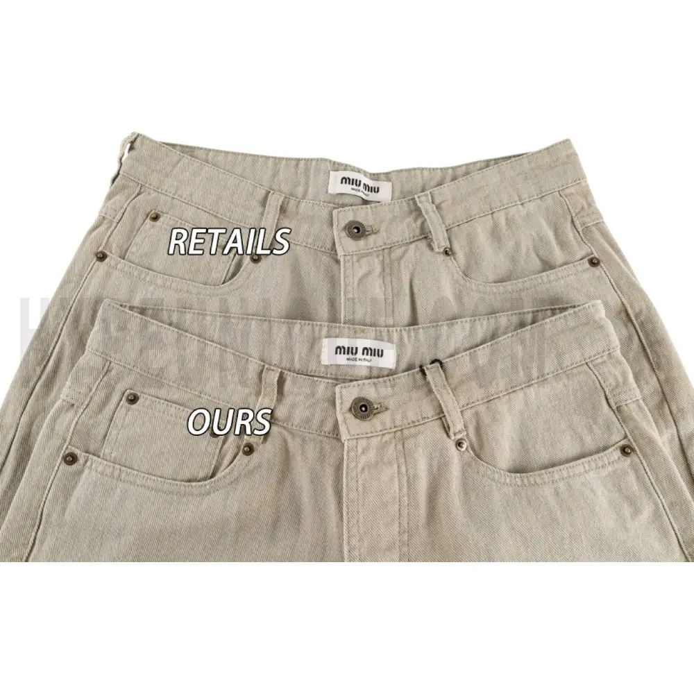 Waistband detail image of the pants