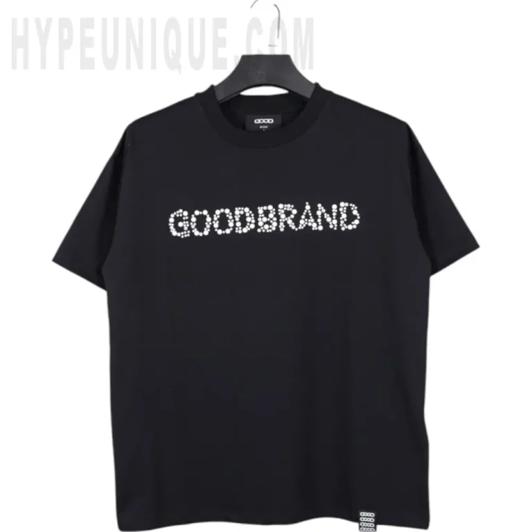 Sequin Logo T-Shirt Black