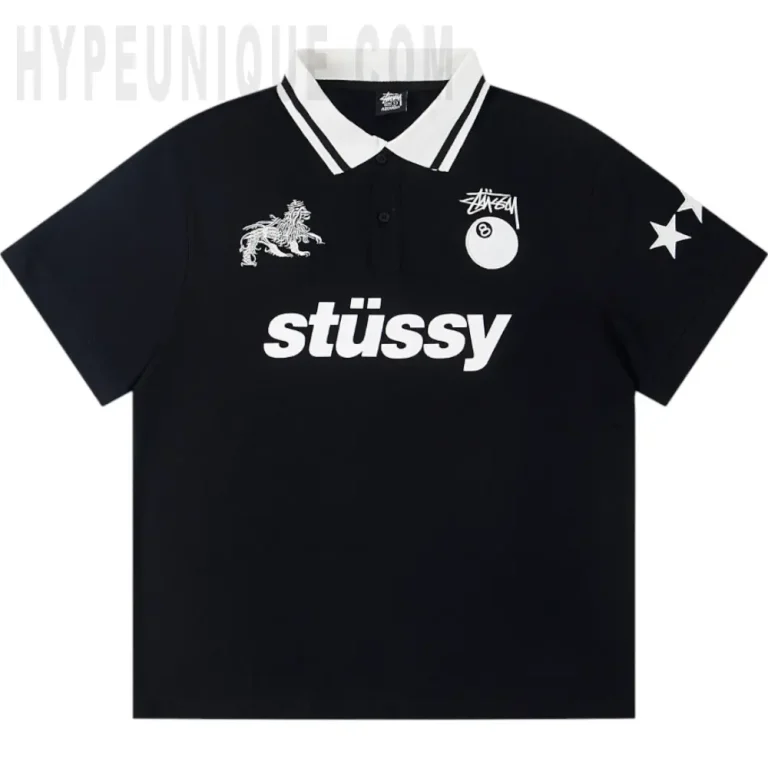 Stussy World Tour Graphic Polo Shirt