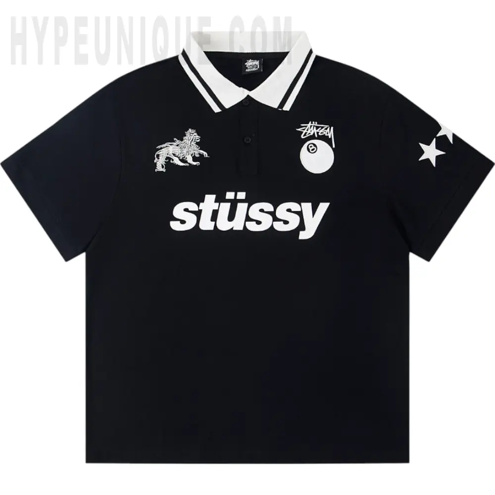 Stussy World Tour Graphic Polo Shirt