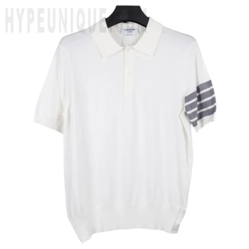 4-Bar Classic Knit Polo Shirt