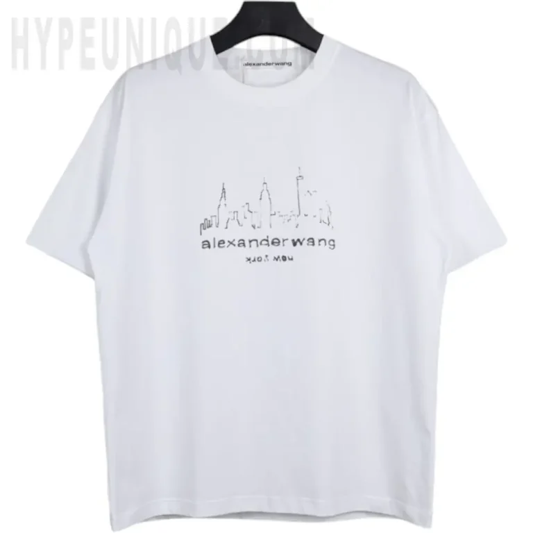Alexander Wang White Loose-Fit T-Shirt