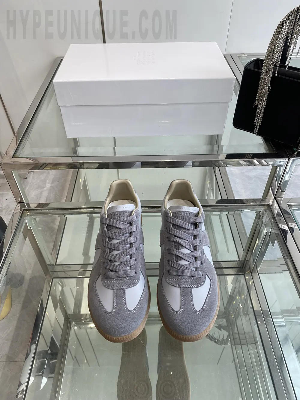 The pair of the shoes