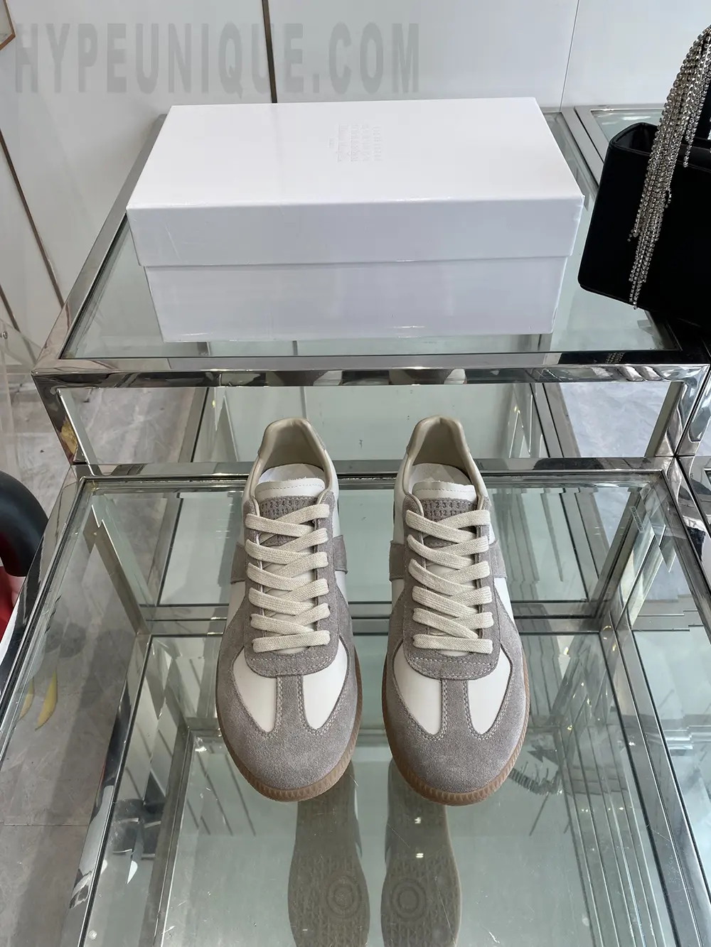 The pair of the shoes