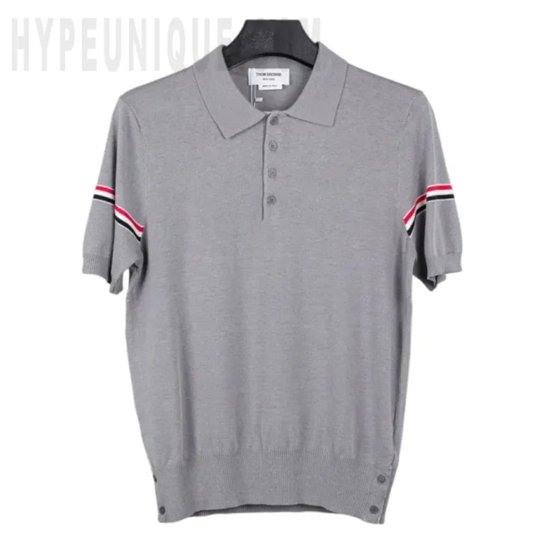 Merino Wool 4-Bar Polo Shirt
