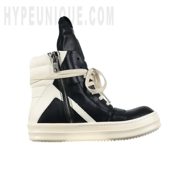 Rick owens Geobasket 'Milk Black' 2019
