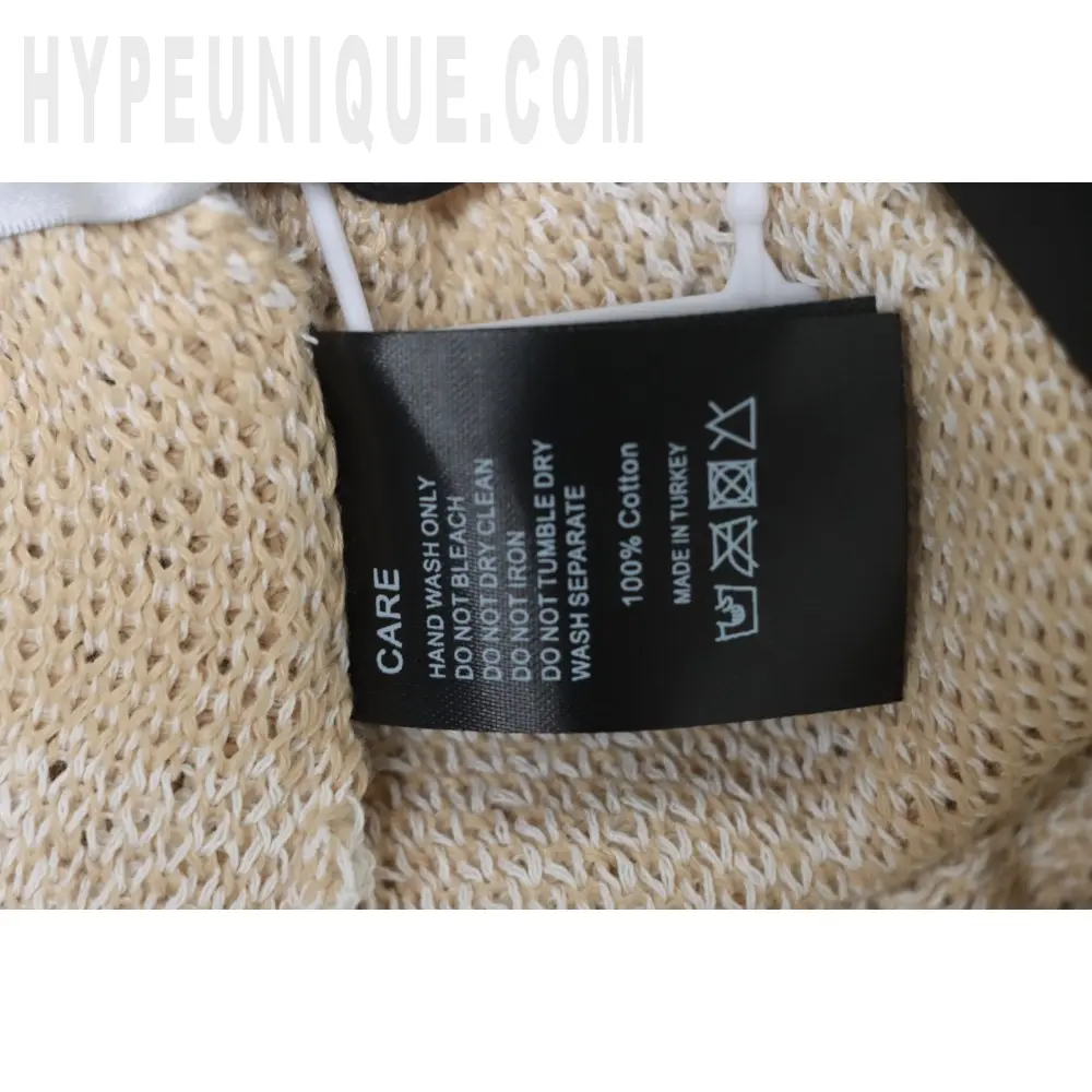 Wash Label