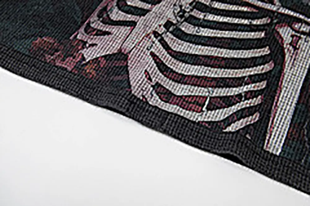 Printed graphic on the front of the clothes