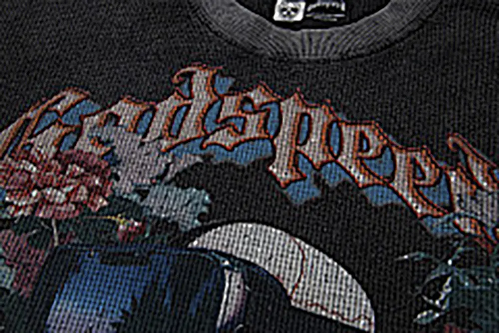 Printed graphic on the front of the clothes