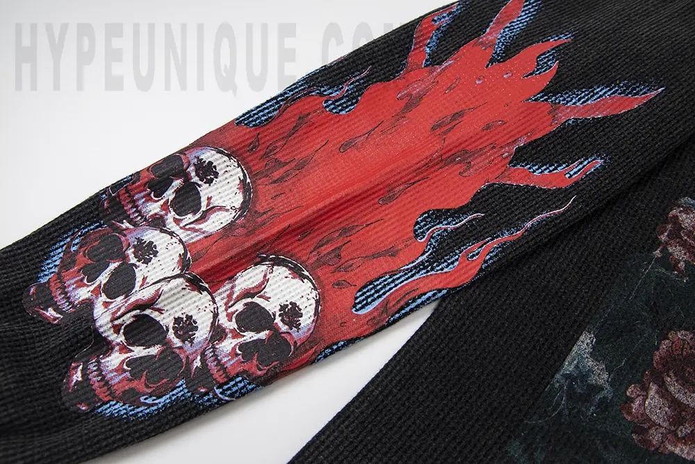 The sleeves of the clothes