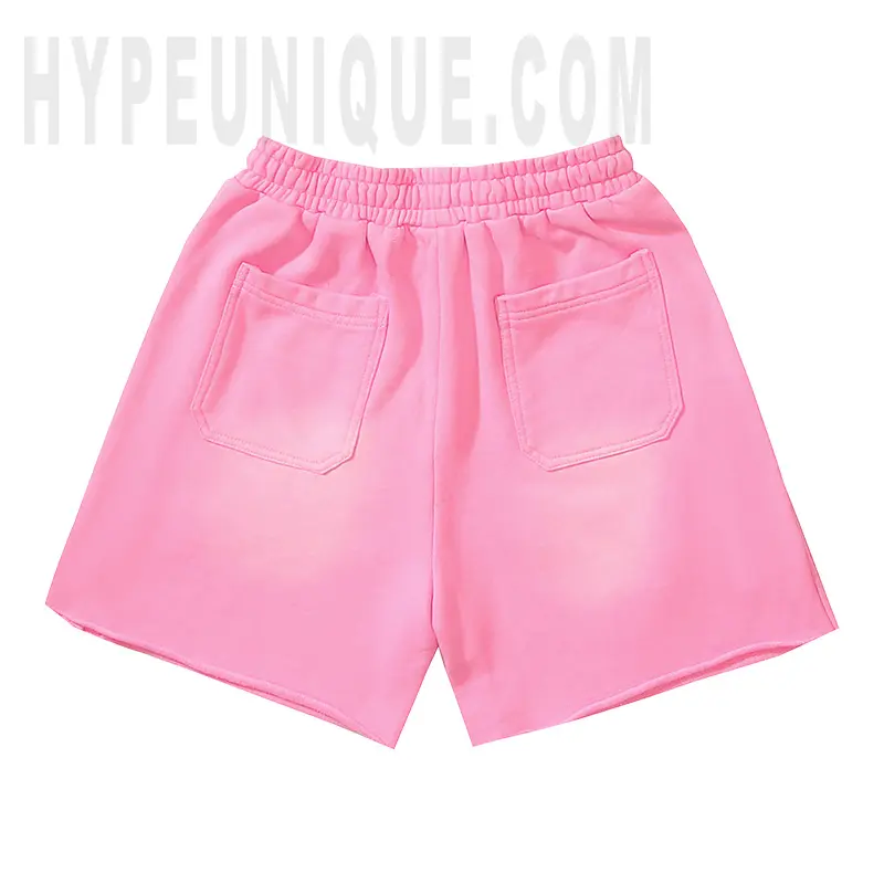 The back of the pink shorts