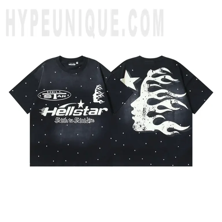 Hellstar Flame Face Graphic T-Shirt