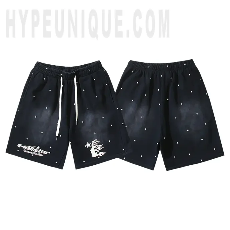 Hellstar Starry Flame Face Shorts
