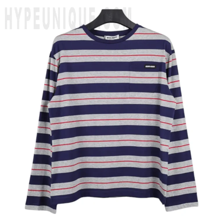 Long-Sleeved Striped T-Shirt