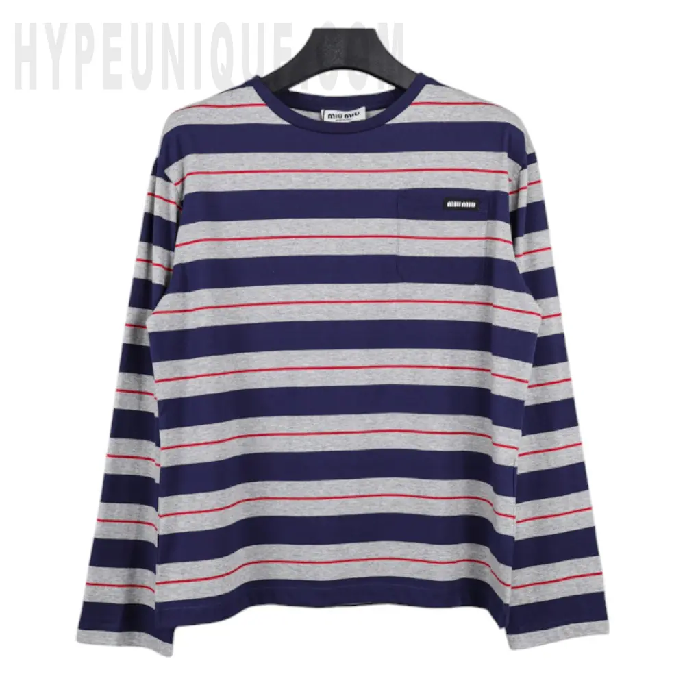 Long-Sleeved Striped T-Shirt