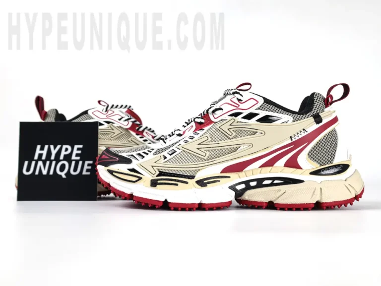 OFF-WHITE Be Right Beige Red