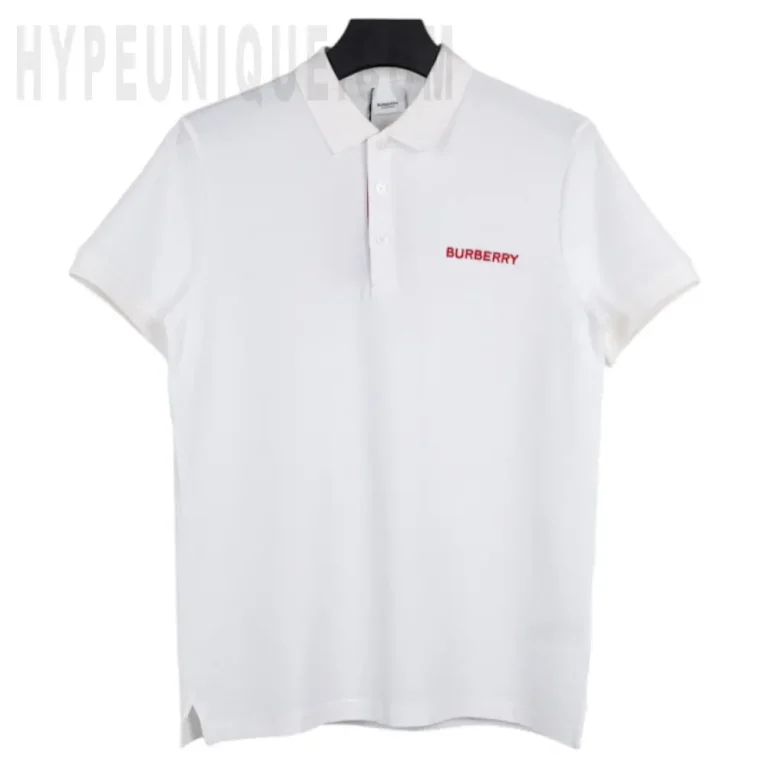 Polo Shirt With Lapel Short Sleeve