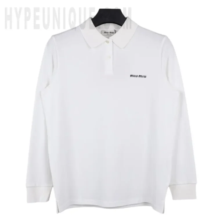 Ribbed Jersey Polo Shirt