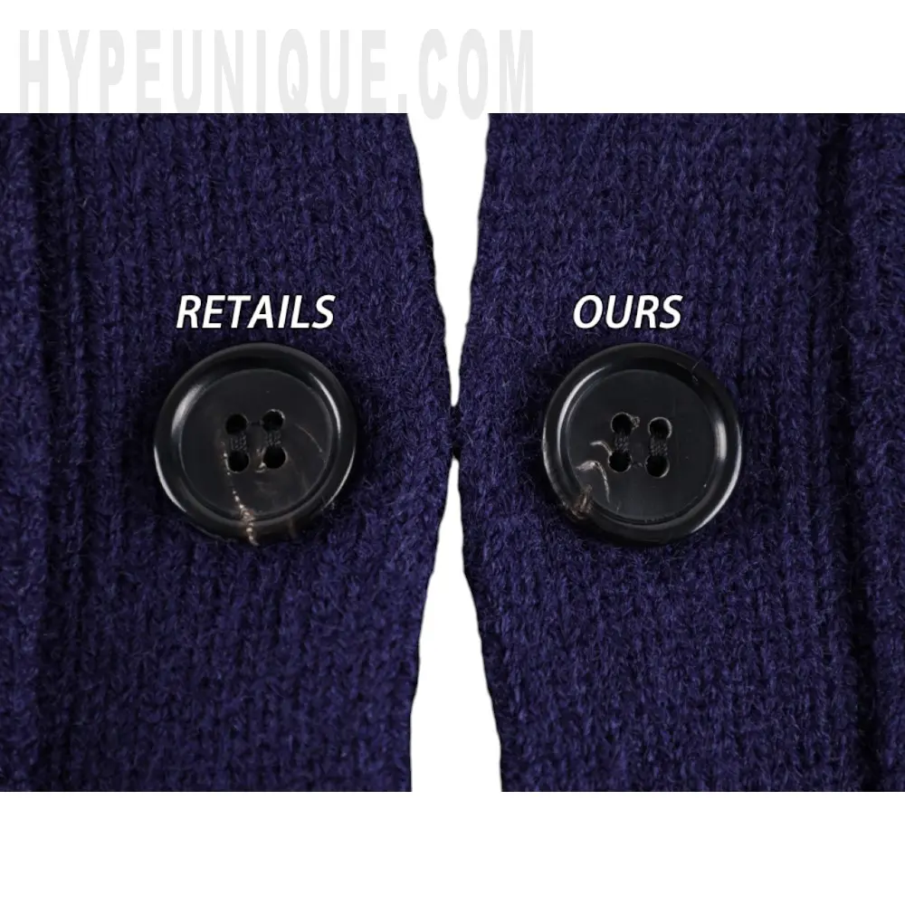 Close-up of clothing button details
