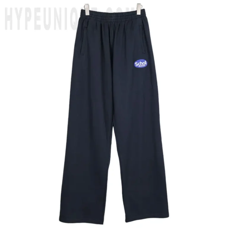 Scholl Baggy Sweatpants in Black Faded