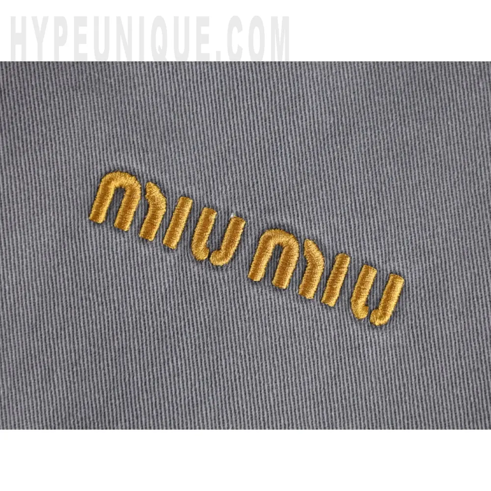 Embroidered graphic on the front of the garment