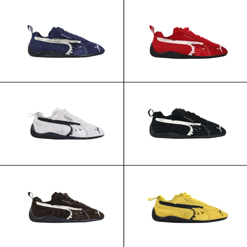 Speedcat Suede in Red/white/black