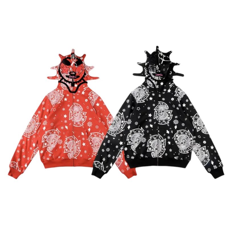 Glo Banada Hoodie Red/Black