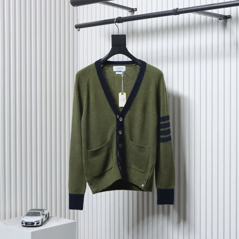 TB Colorblock Wool Cardigan