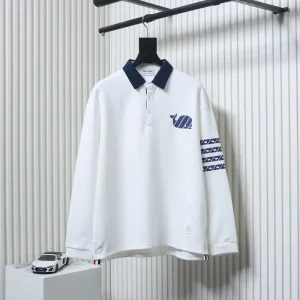 TB Four-Bar Lapel Polo Shirt