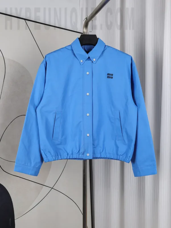 MiuM Poplin Blouson Jacket