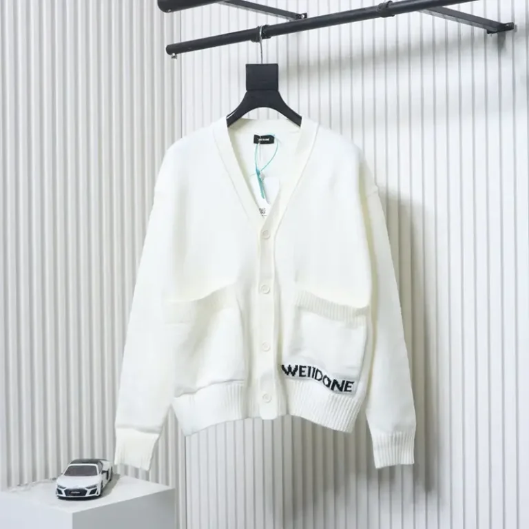 WE11 DONE Logo Embroidered Sweater/Knit