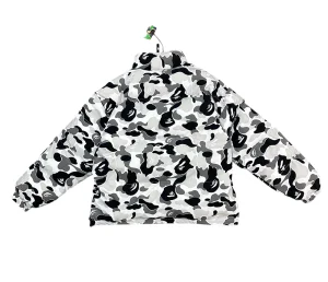 Green camo reversible down jacket