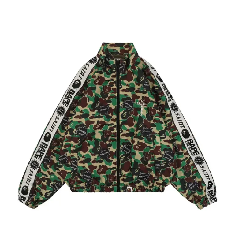BAPE × Saint Michael Camo Jacket