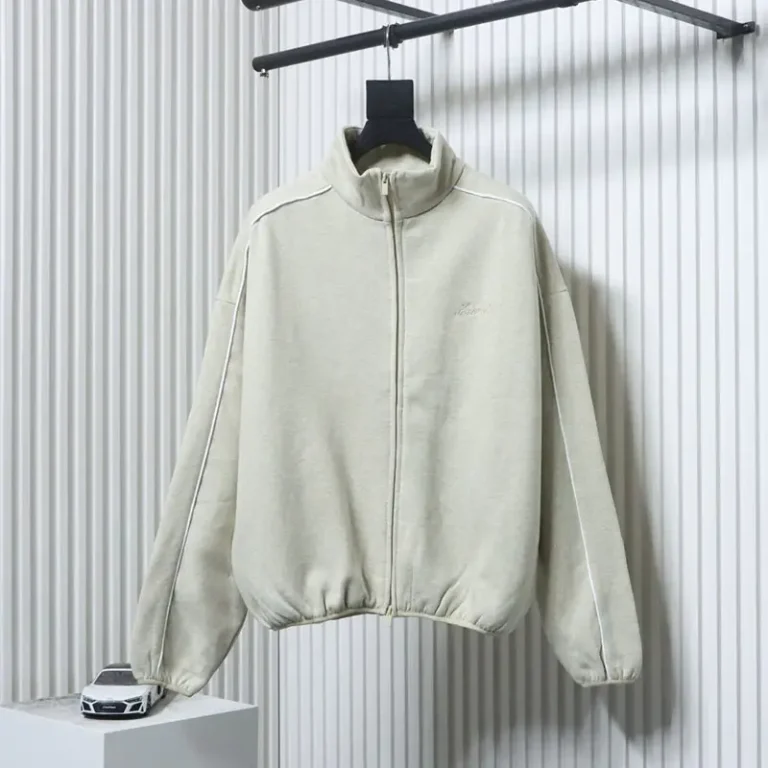 Fear of God Essentials Embroidered Zip-up Sweatshirt Jacket