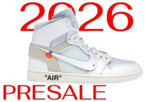 Jordan 1 Retro High Off-White White 2026 Presale